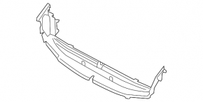 Lower radiator duct for Volvo S60 19-25
