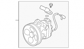 Subaru Tribeca B10 08-14 3.6 Power Steering Pump