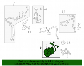 Subaru Tribeca B10 08-14 3.6 Power Steering Pump
