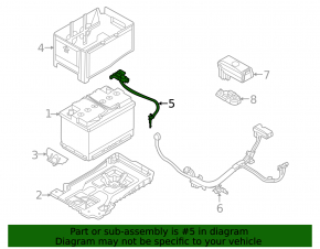 Negative battery terminal Hyundai Elantra 21-23 1.6, N Line