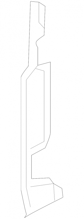 Wing seal door-wing left BMW 4 F32/33 14-20 convertible, Coupe