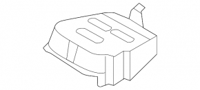 Lower reinforcement for the right wing apron of the Lexus GX460 10-23