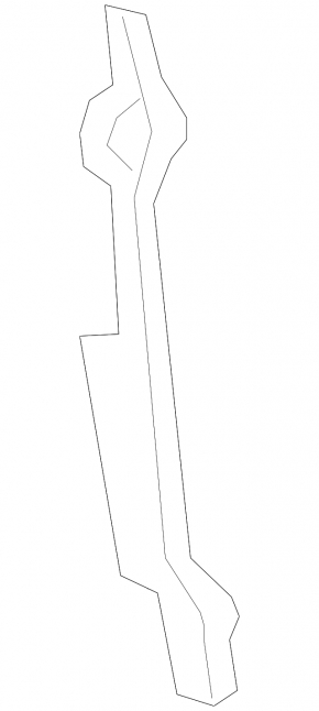 Wing seal door-wing right Lexus ES250 ES300h ES350 19-