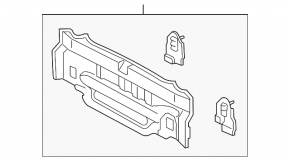 Lexus ES350 Rear Panel 07-12
