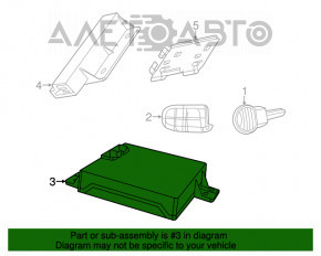 KEYLESS ENTRY RECEIVER RFHUB Chrysler 300 11-13