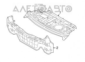 Rear panel Hyundai Elantra AD 17-18