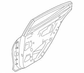 Door bare rear right Nissan Maxima A36 16-20