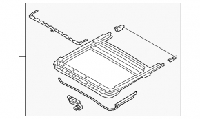 Sunroof Assembly Nissan Altima 19-24