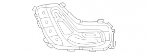 Seat control with memory front left Mercedes W167 GLE 350 450 20-23 chrome