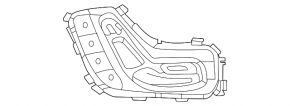 Seat control with memory front left Mercedes W167 GLE 350 450 20-23 chrome