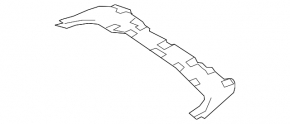 Mercedes A-class V177 19-22 rear bumper guard crack