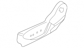 Black Driver's Seat Control Pad for Ford Escape MK3 13-19
