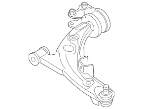 Lower control arm, front right, Mazda CX-7 06-09