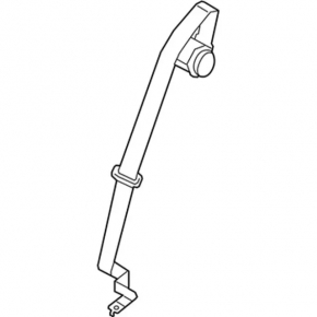 Seat belt rear center Lincoln MKZ 17-20 beige