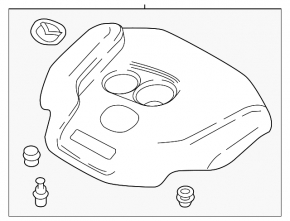 Mazda 6 2019-2021 2.5T Skyactiv-G Engine Cover
