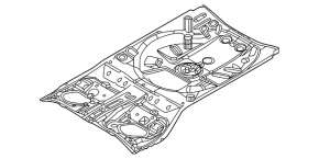 Mazda CX-50 23-25 trunk trough