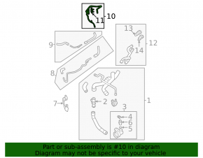 VW Jetta 22-26 1.5T Turbo Cooling Pipes Supply