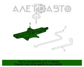 Jack Lexus RX350 RX450h 10-15 rusty