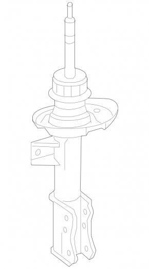 Shock absorber front left Mercedes CLA 14-19 SACHS