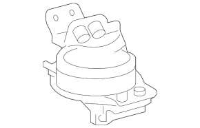 Rear engine mount for Toyota Tundra 10-21 RWD, 5.7