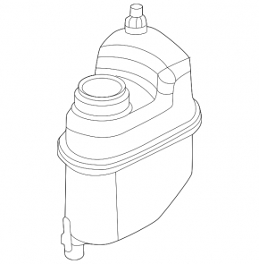 Expansion tank cooling BMW X5 F15 14-18 4.4T small
