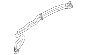 BMW X5 G05 19-25 Automatic Transmission Cooling Pipes