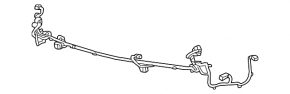Cadillac ATS 15-18 front bumper wiring harness for halogen headlights