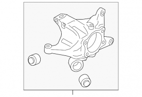 Subaru Legacy 15-18 rear left axle