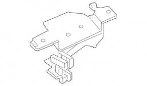 Bracket radar cruise Nissan Maxima A36 16-18 dorest