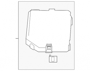 Acura TLX 15- 2.4 Underhood Fuse Box Cover