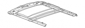 Hatch mechanism frame Chevrolet Trax 15-20