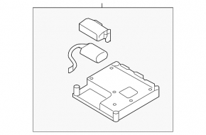 EMERGENCY COMMUNICATION CONTROL MODULE Audi A6 C8 19-25