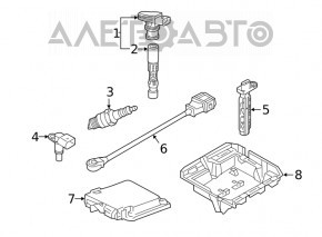 ECU bracket Audi Q7 16-