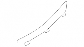 Rear right door sill insert for BMW X7 G07 19-26 chrome with backlight for 6 seats, M-Sport