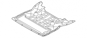 Engine protection BMW 5 F90 17-23 M5