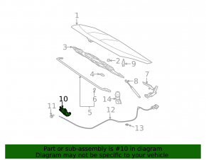 Nissan Murano z50 hood lock 03-07