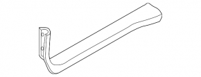 Door sill trim inner front left Nissan Murano z51 09-14 beige