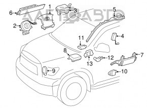 Steering wheel cable Lexus ES350 07-12