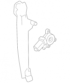 Window lift mechanism rear left Chevrolet Equinox EV 24-26