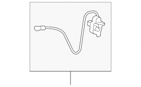 Fuel filler flap lock Audi Q5 8R 09-17