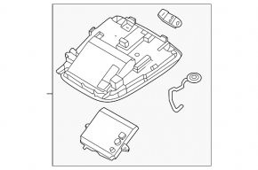 Kia EV6 22-24 front headlight for panoramic lights, black