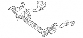 Front subframe Porsche Macan 15-18 3.0T, 3.6T