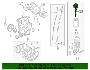Mercedes A-class V177 19-22 oil filter housing cover
