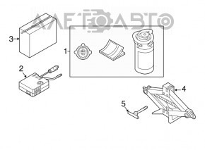 Mazda 6 jack mount 13-21