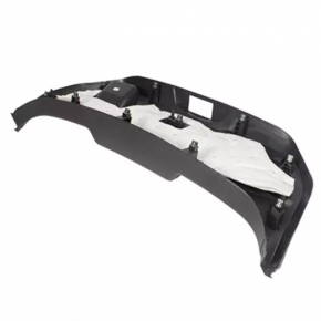 Lower tailgate trim Ford Fiesta 14-19 5d black scratches
