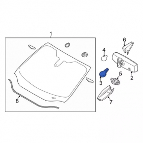 Rain sensor Ford C-max MK2-