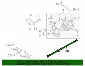 Driveshaft driveshaft Mazda CX-5 17 - rusty, boot torn