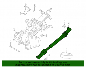 Steering joint Ford Mustang Mach-E 21-23