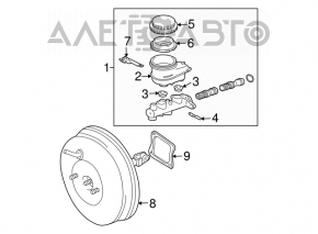 GTZ tank Mitsubishi Galant 04-09