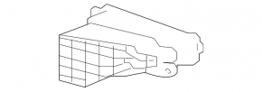 Front bumper absorber left Jaguar F-Pace X761 17- plastic, dented